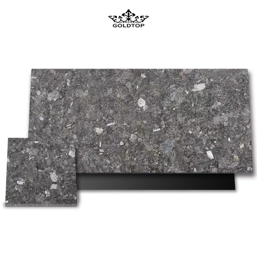 Carreau de granit noir Labradorite Osnyki Granite