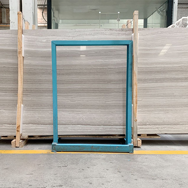 Chine Guizhou Wood Grain Marble Table White / Black Stone Fournisseurs
