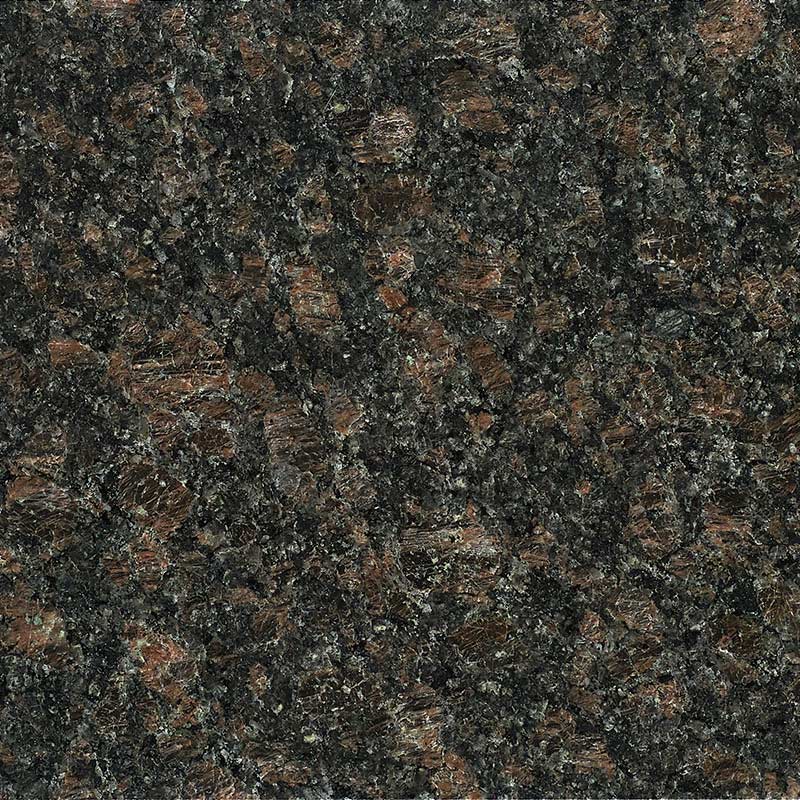 Pierre brune de granit noir naturel d'Angola