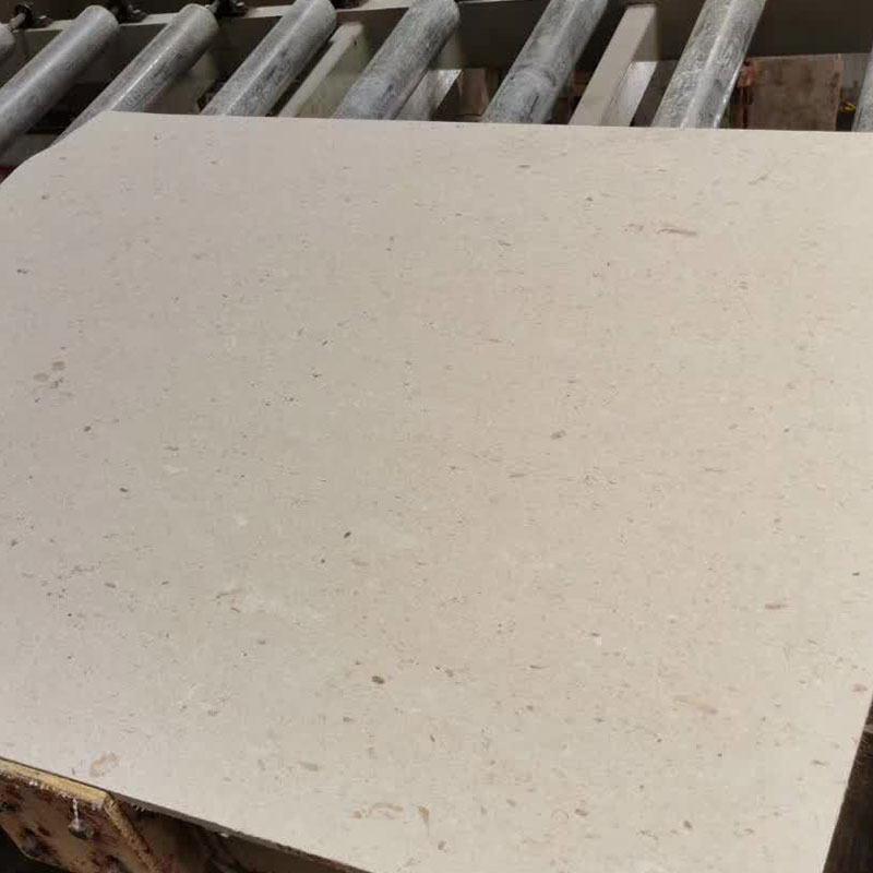 Personnaliser haut de gamme de carrelage beige d'hôtel de dalle de marbre d'Iimestone