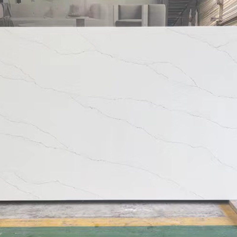 Calacatta White Marble Quartz Slab Carreaux de porcelaine Consulter le prix