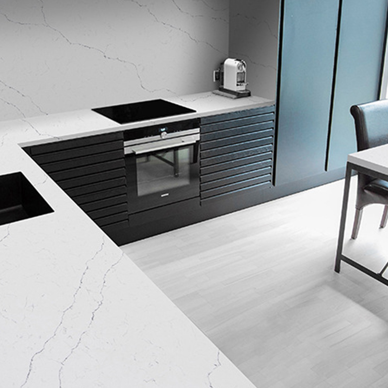 Calacatta White Marble Quartz Slab Carreaux de porcelaine Consulter le prix