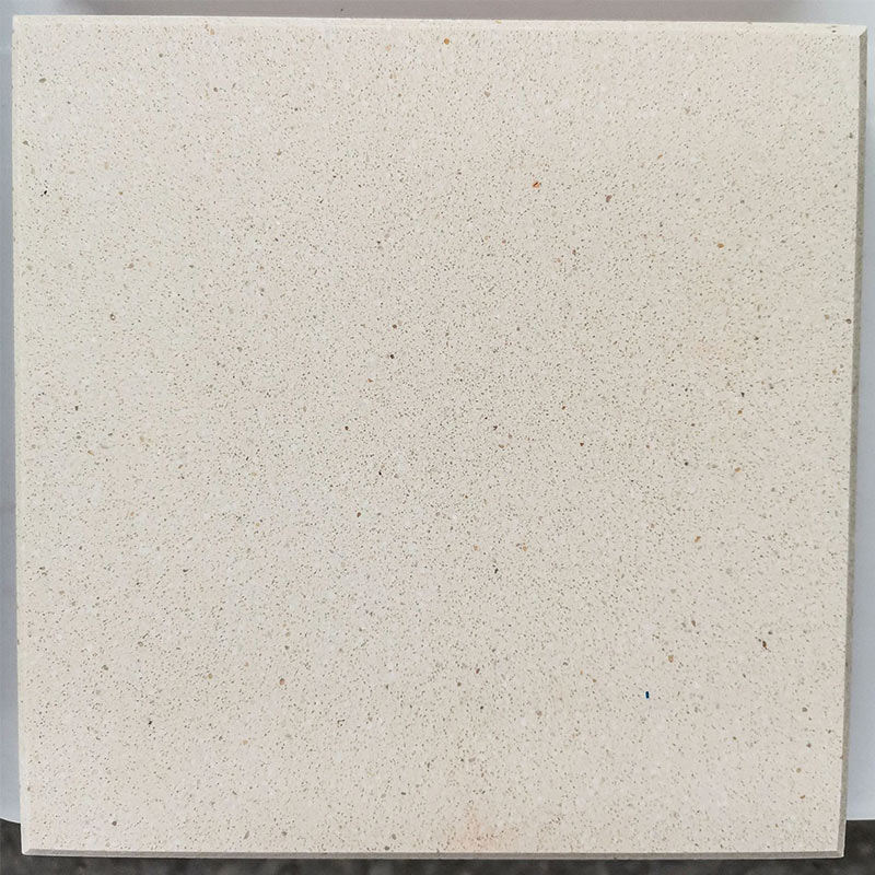 Carreaux de sol en terrazzo de granit de marbre de pierre beige du Portugal