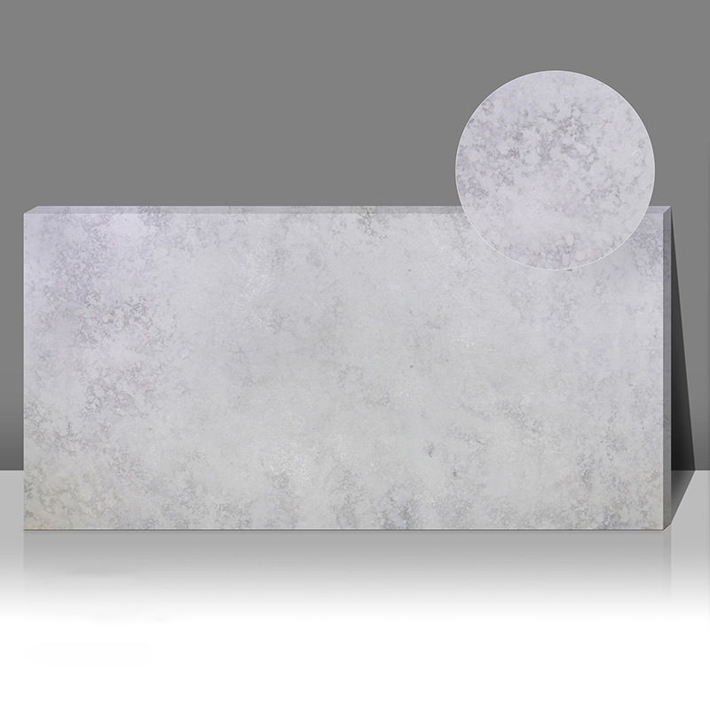 Comptoirs de dalles de quartz gris Babylone aiguisées en gros