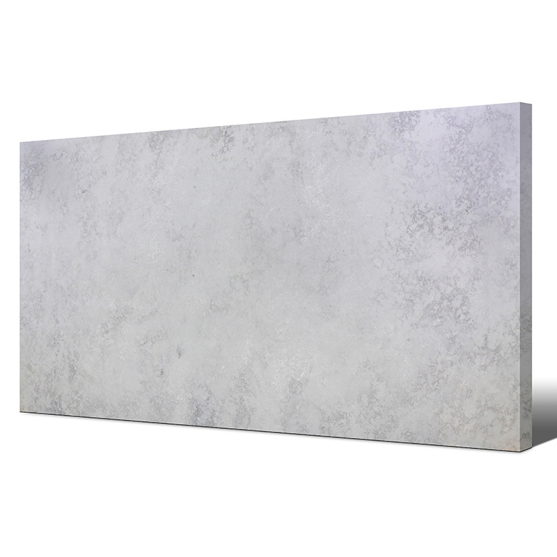 Comptoirs de dalles de quartz gris Babylone aiguisées en gros