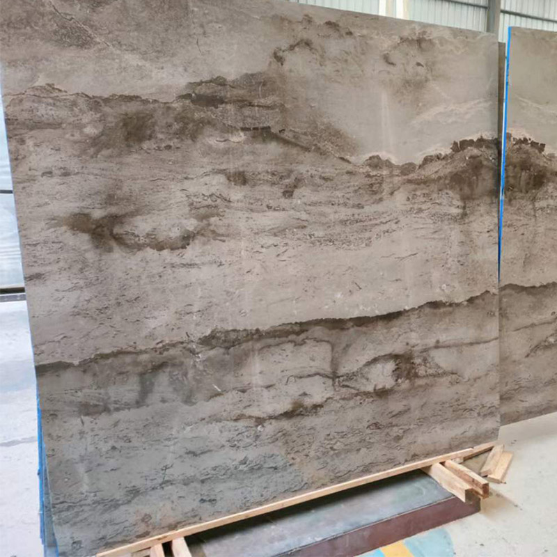 Comptoirs muraux de fond de dalles de marbre gris ANDISI en gros