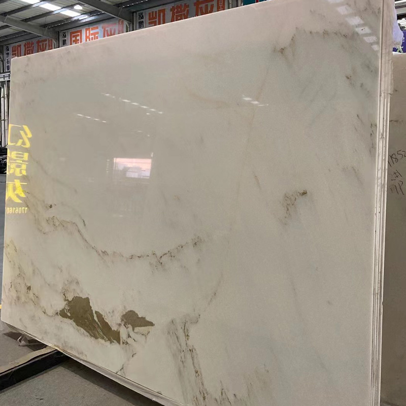 Dessus de cuisine robuste en dalles sombres ONYX en marbre gris ANDISI