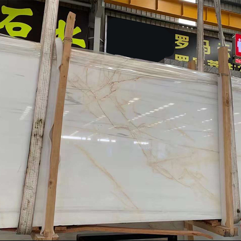 Distributeur de carreaux de mur de comptoirs en jade blanc Onyx Red Line