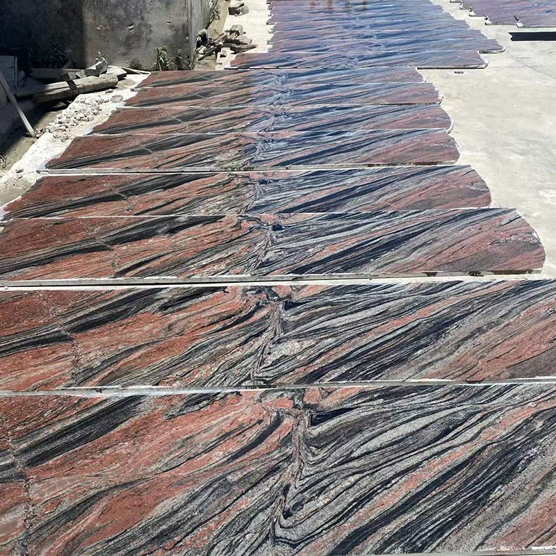 Symphony Red Granite Stone Rock Outdoor Dalles Tuiles Parquet