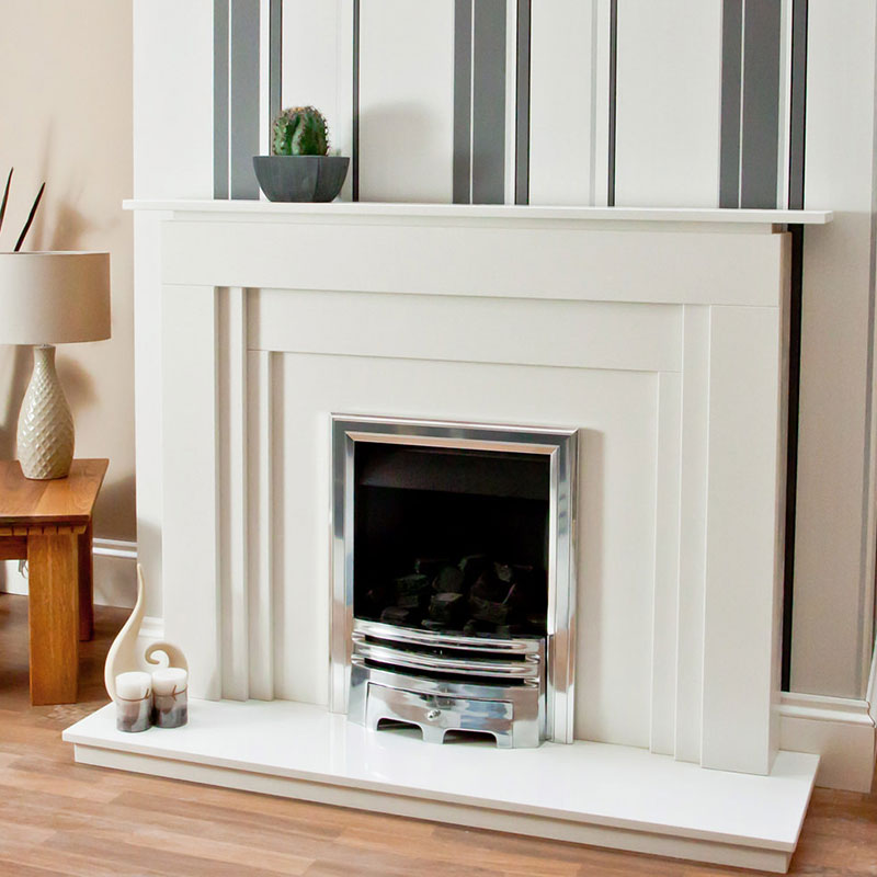 Cheminée en marbre Surround Mantel Wall One Piece Wholesale