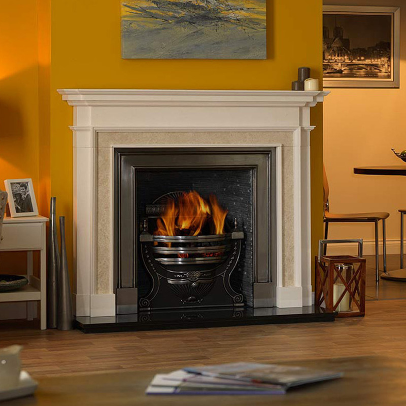 Cheminée en marbre Surround Mantel Wall One Piece Wholesale