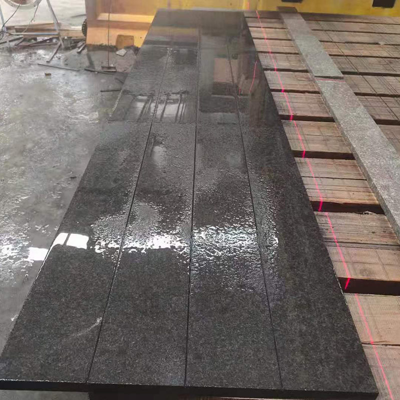 Tuiles de granit noir absolu de la Chine pour la décoration de jardin de paysage de jardin