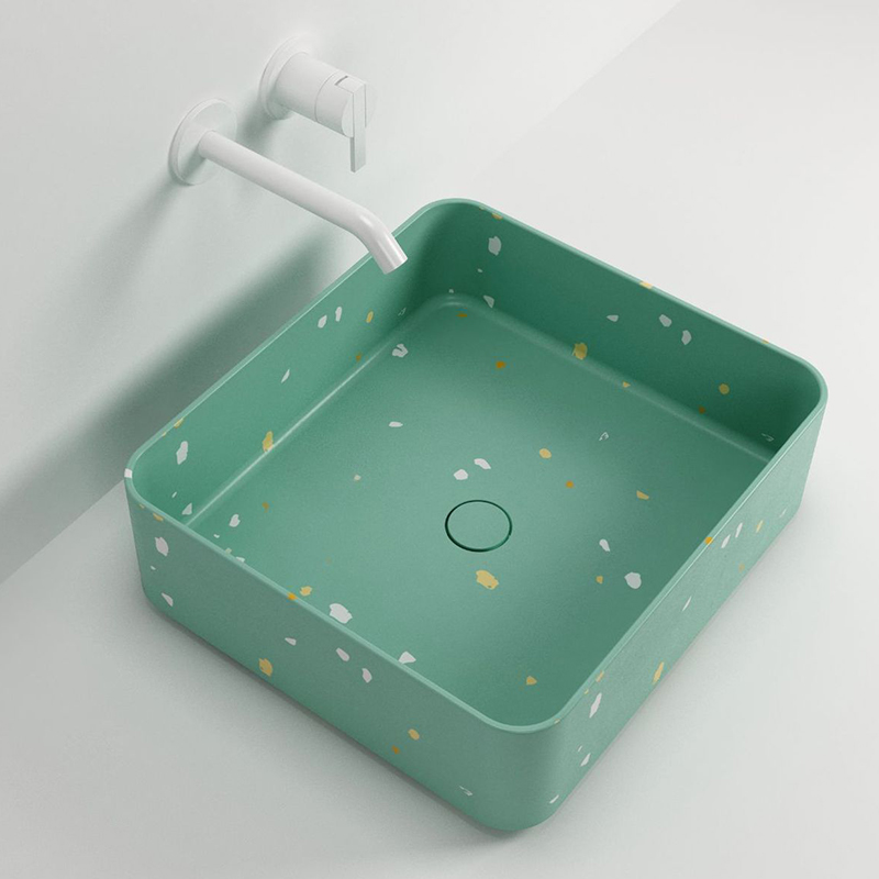 Conceptions de comptoir en marbre de lavabo de salle de bain sur mesure