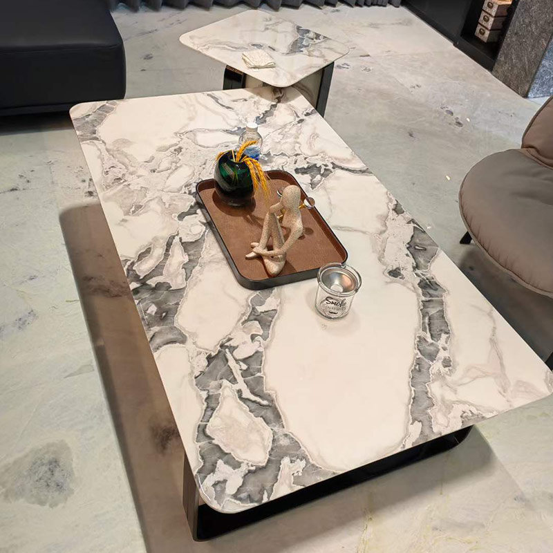 Comptoir en pierre de granit de dalle de marbre de Picasso