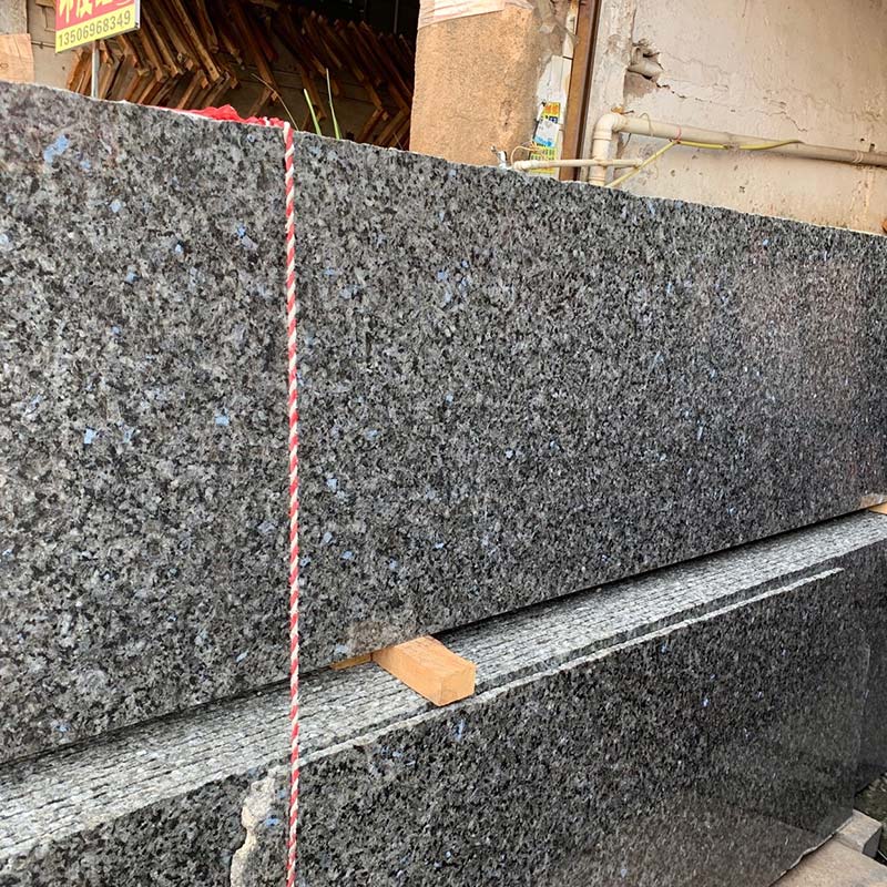 Comptoir de dalle de granit bleu perle