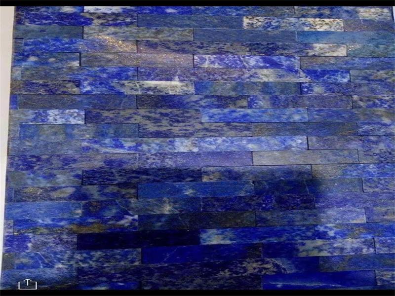 Pierres semi-précieuses de table de tuile de dalles de marbre de Lapis Lazuli à vendre