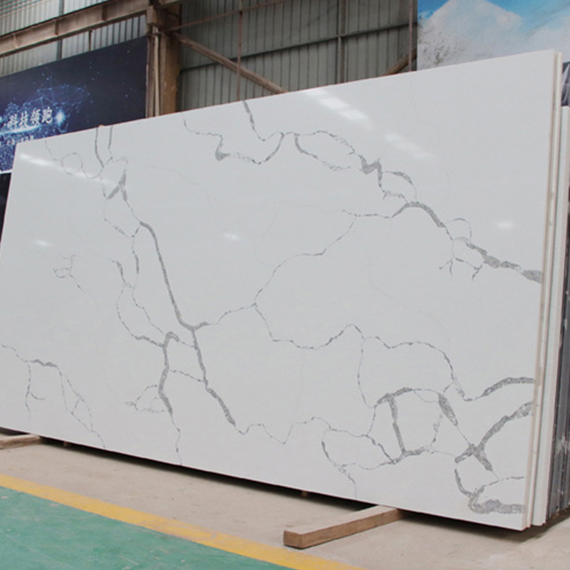 Guangdong Chine Calacatta comptoir de quartzite blanc