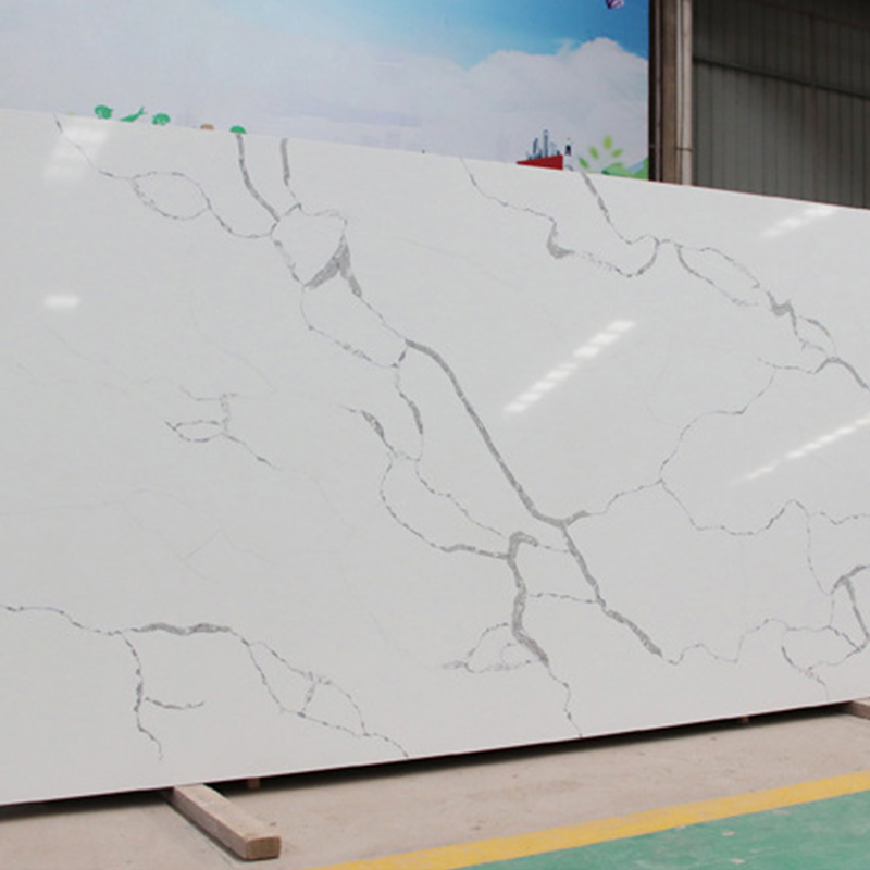 Guangdong Chine Calacatta comptoir de quartzite blanc