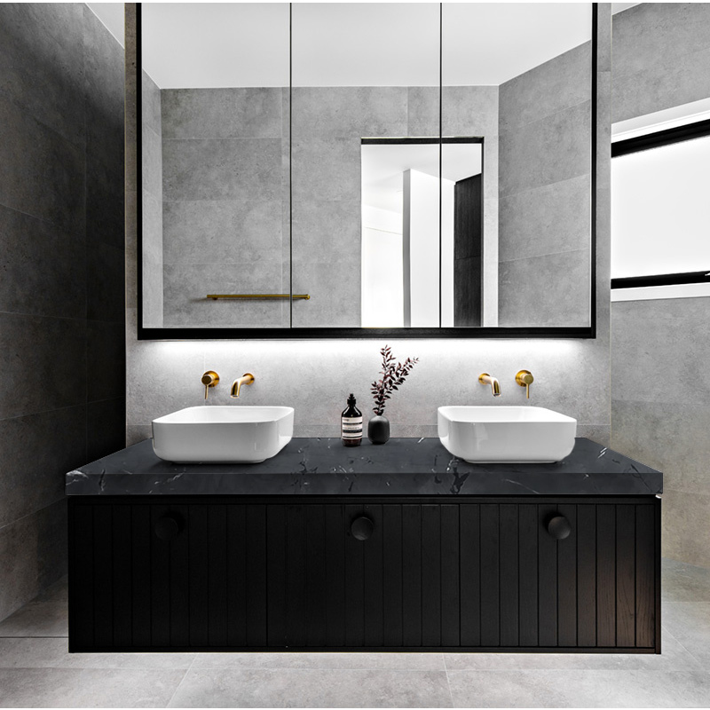 Ventes directes d'usine de quartzite en cuir Black Diamond