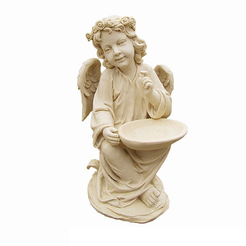 sculpture sur marbre enfant ange portrait statues de jardin en pierre