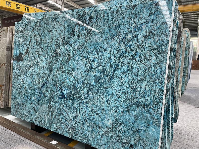Dalle de marbre de granit bleu de Bolivie