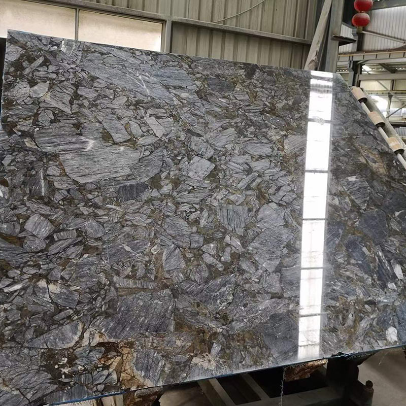 Mur de fond de dalle de carreaux de marbre bleu Amazon