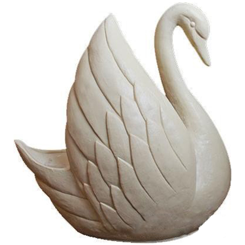 Statue de cygne en granit naturel