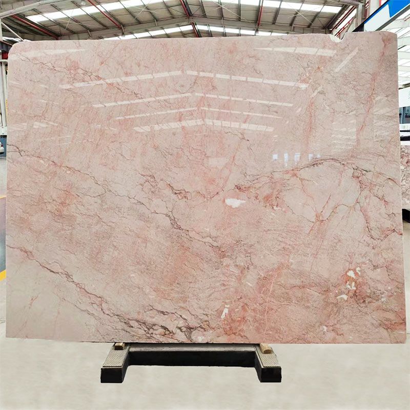 Dalles de pierre de luxe en marbre rouge thym