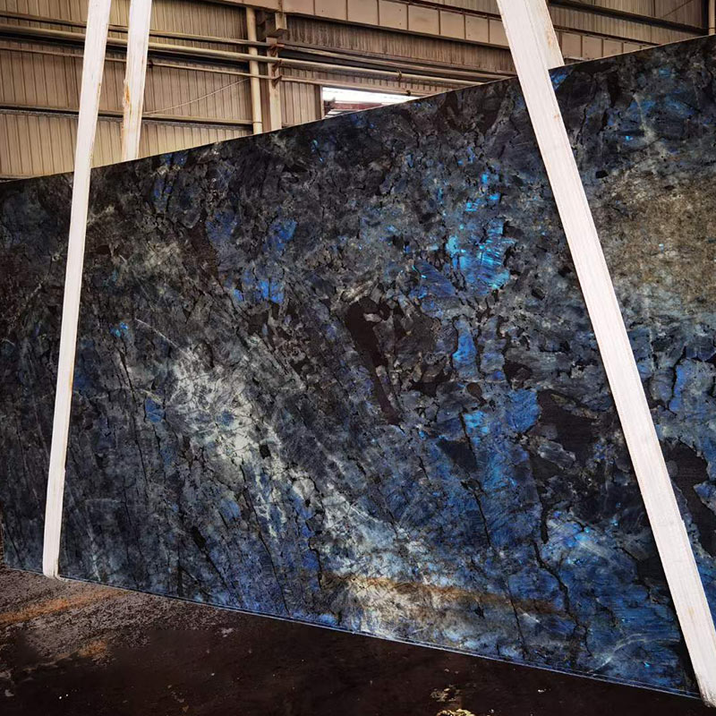 Dalle de pierre de luxe bleu émeraude