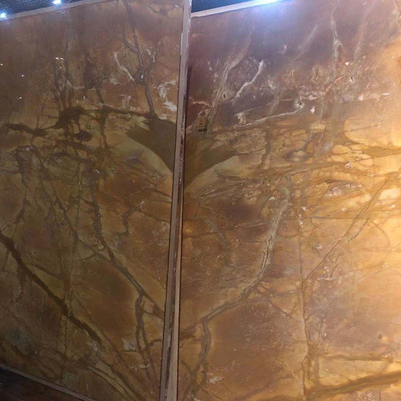 Dalle de marbre d'or de Sienne