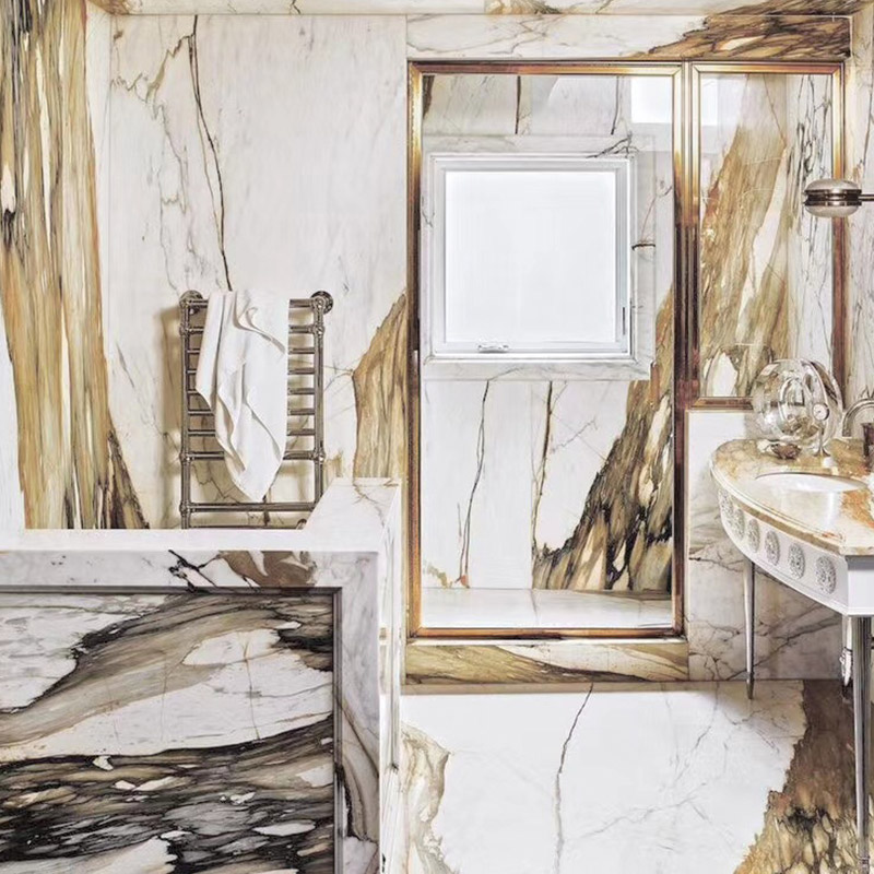 Comptoirs en marbre Calacatta Gold