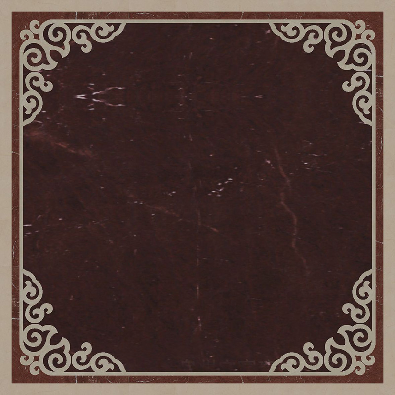 Mosaïques polies par guide d'ondes de tuile de parquet de marbre