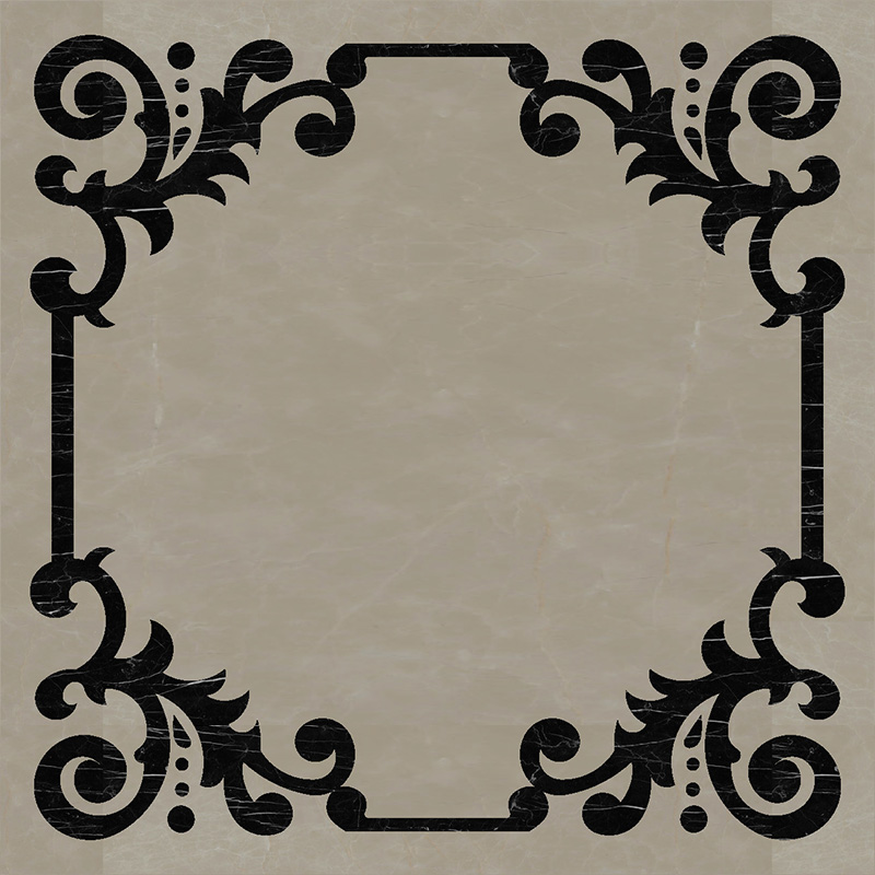 Mosaïques polies par guide d'ondes de tuile de parquet de marbre