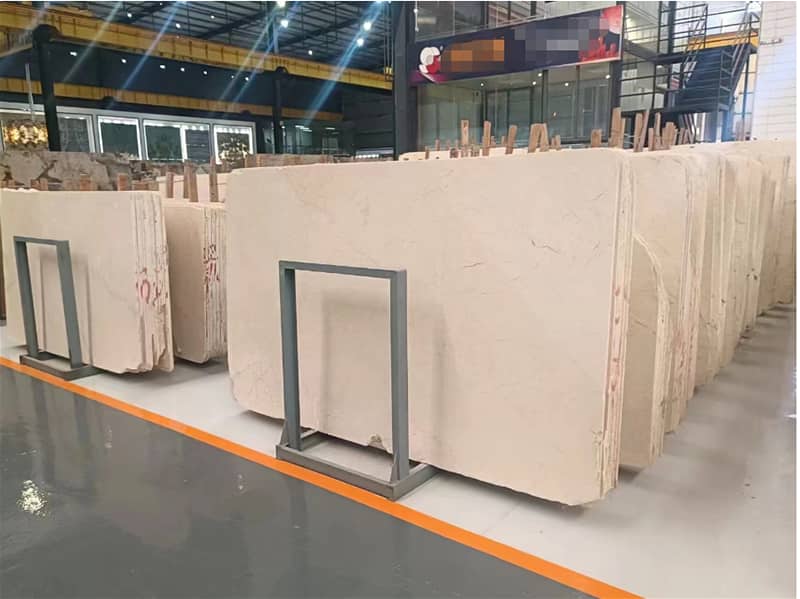 Dalles de marbre beige d'Oman Pierre Vente en gros