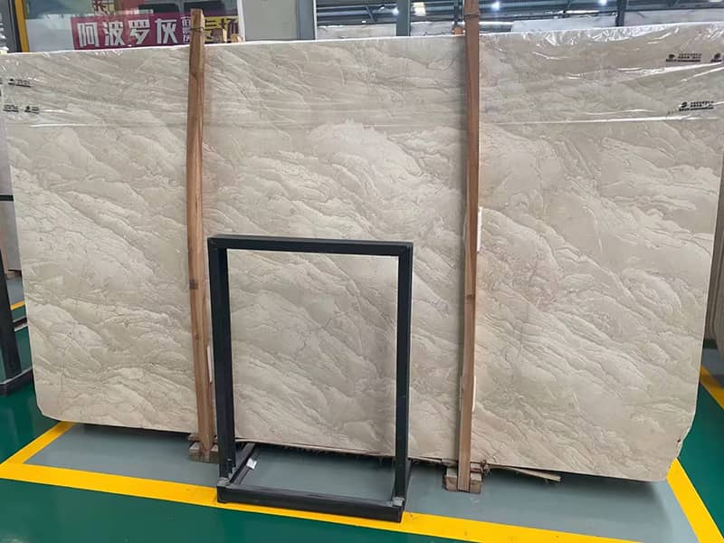 Dalles de marbre beige d'Oman Pierre Vente en gros