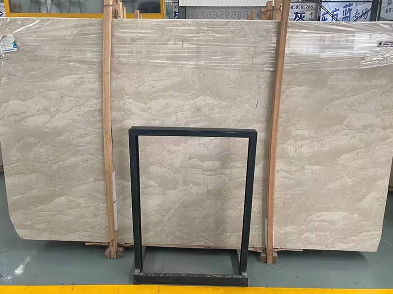 Dalles de marbre beige d'Oman Pierre Vente en gros