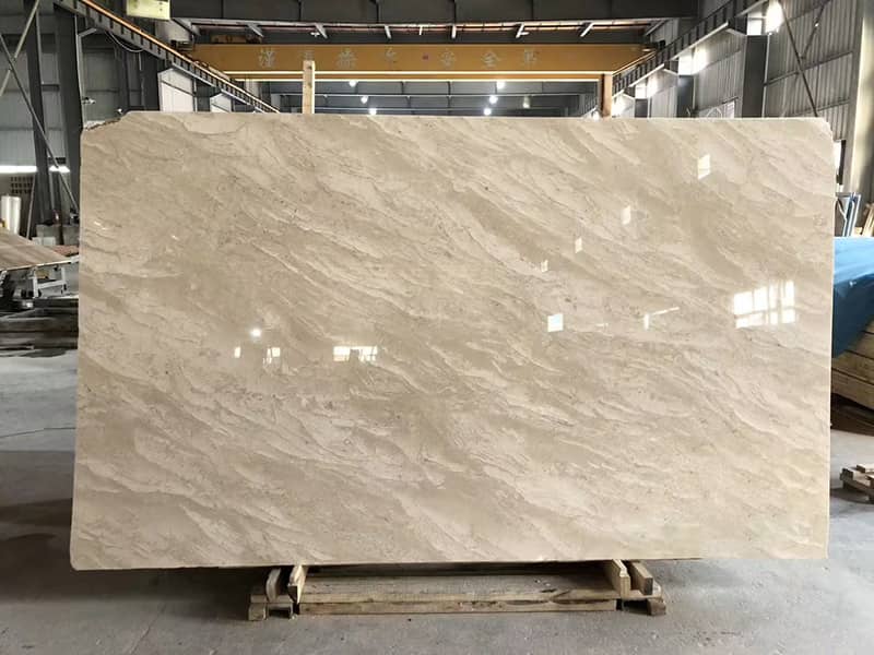 Dalles de marbre beige d'Oman Pierre Vente en gros