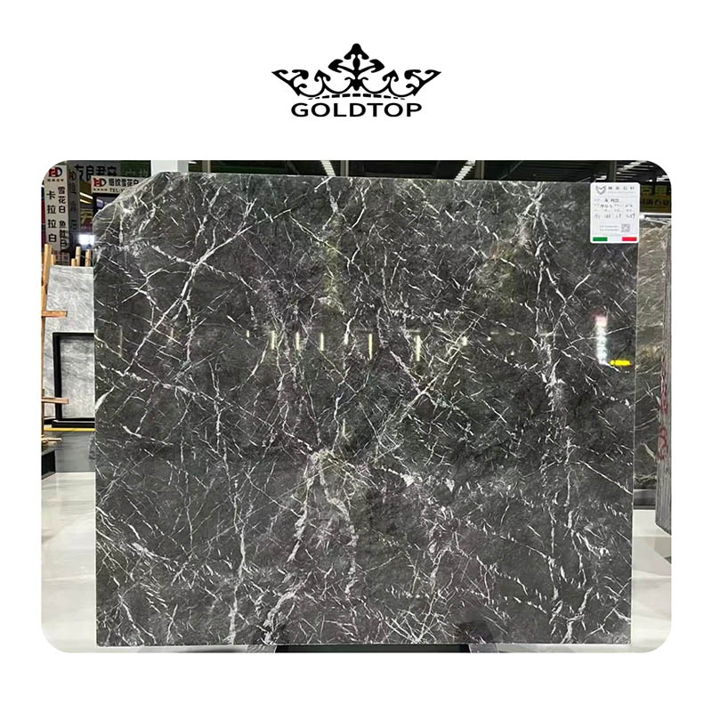 Carreaux de dalles de marbre Grigio carnico