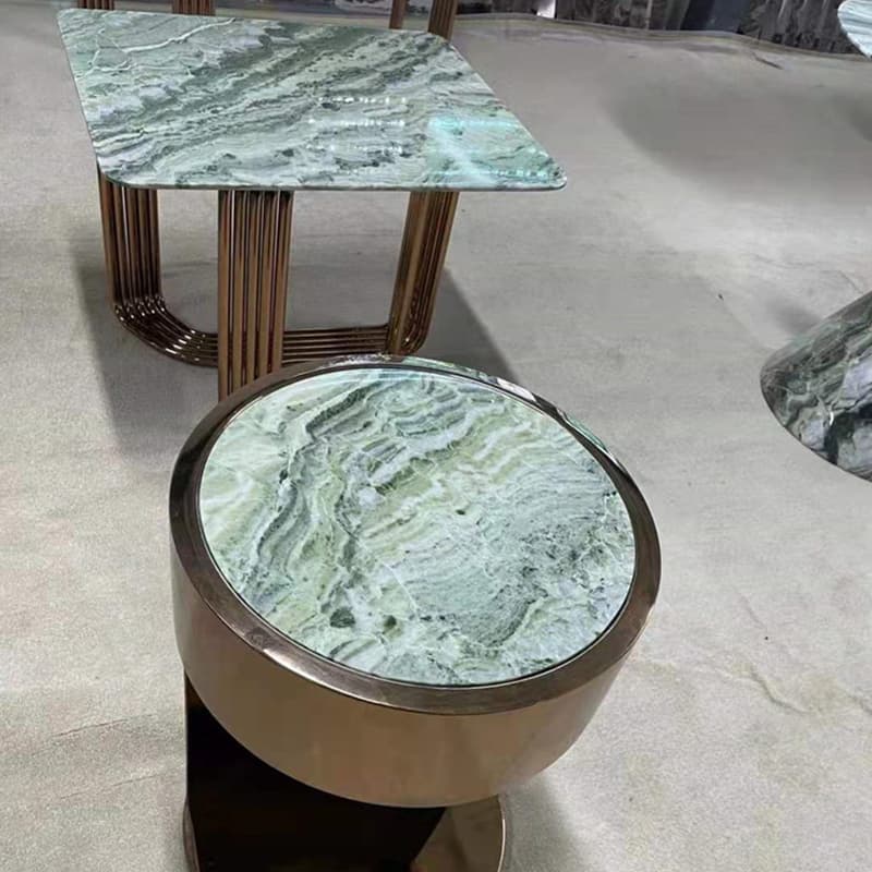 Marbre de jade de glace froide verte