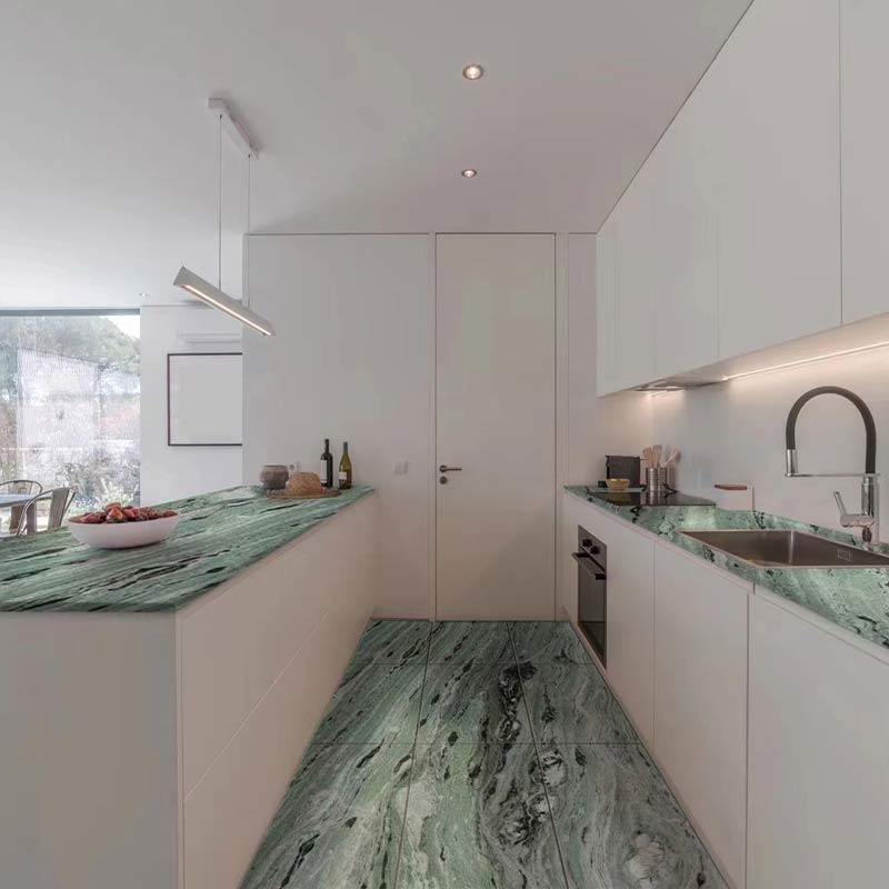 Marbre de jade de glace froide verte
