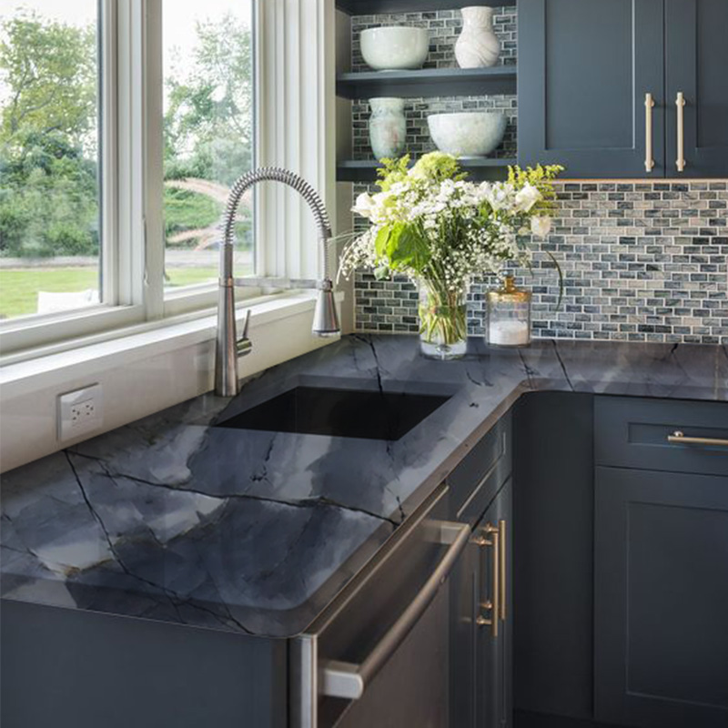 Ljen Blue Quartzite pour les comptoirs de cuisine