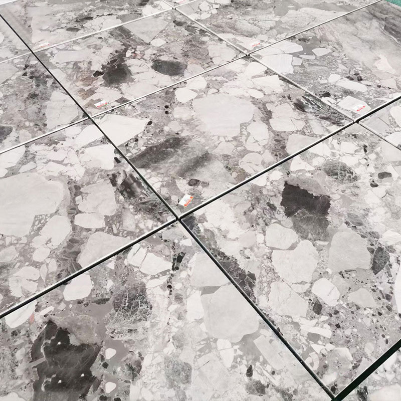 Carrelage de sol en marbre gris Oreo