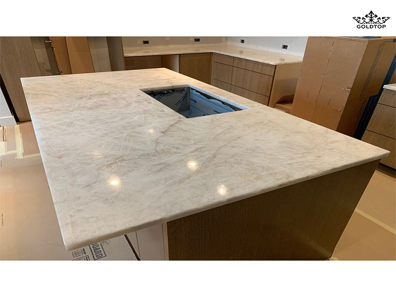 Quartzite blanc Cristallo