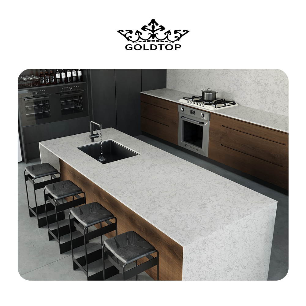 4003 Spire Marble Quartz Slab