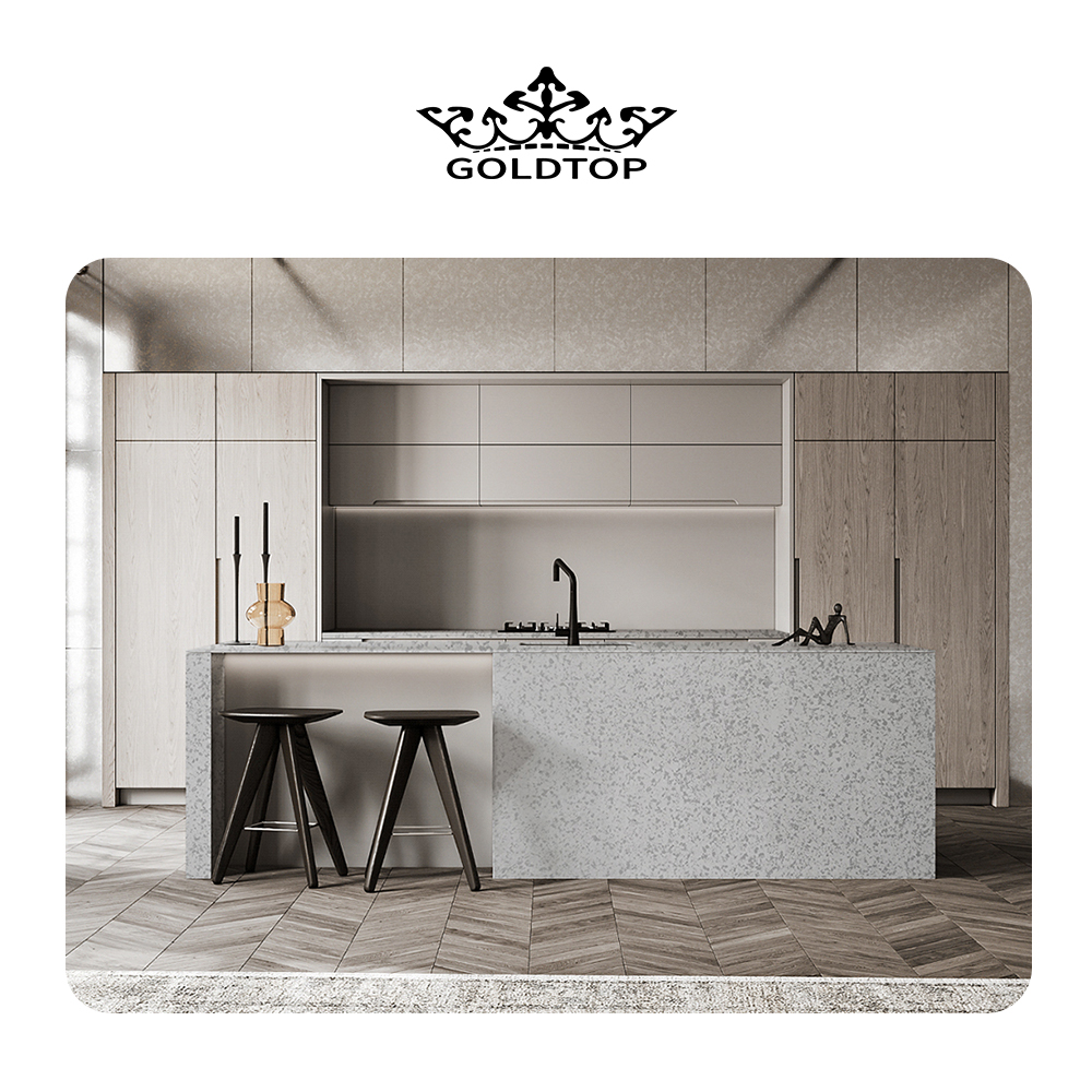 4021 Inocence Marble Quartz Slab