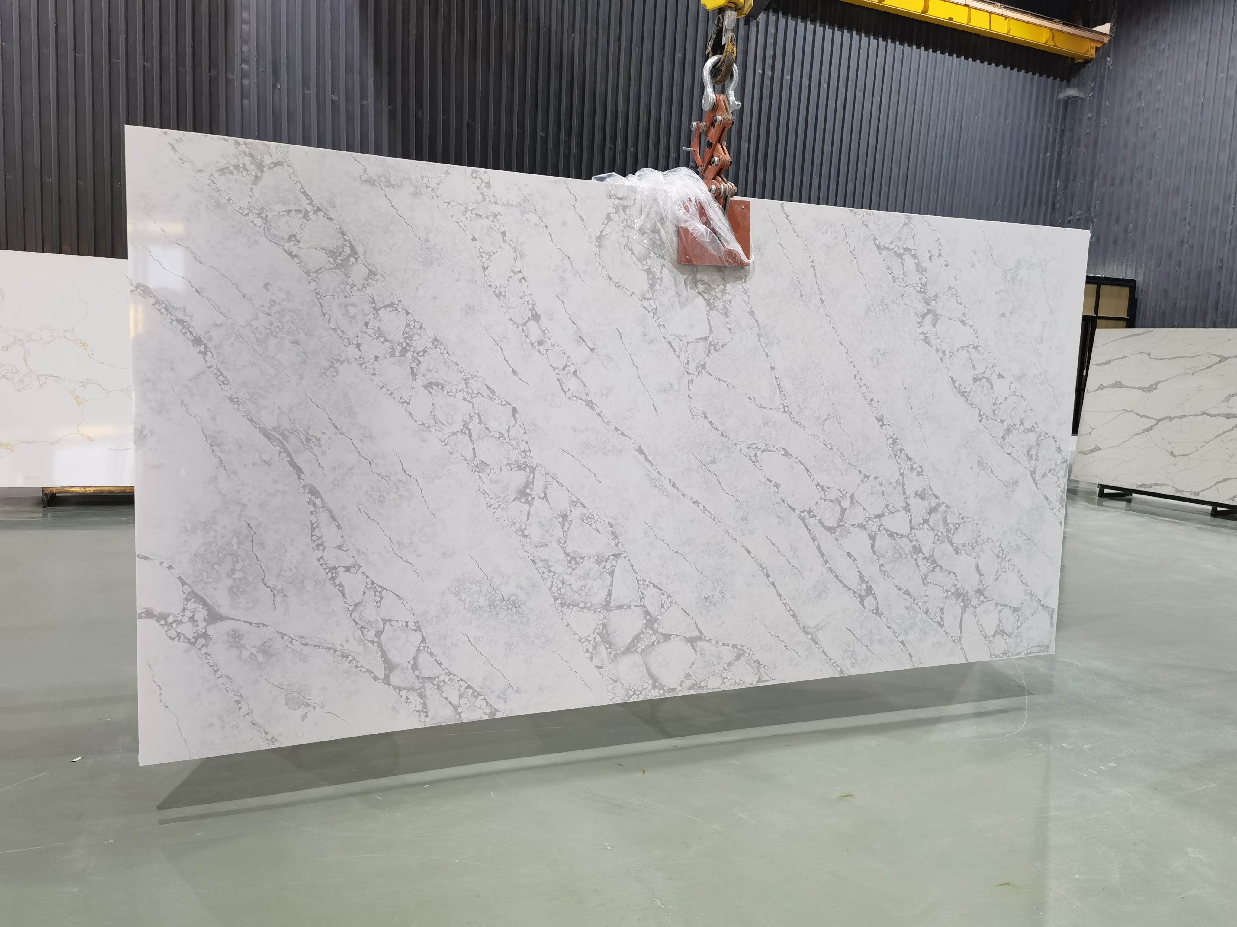 6088 Hermes Concrete Quartz Slabs