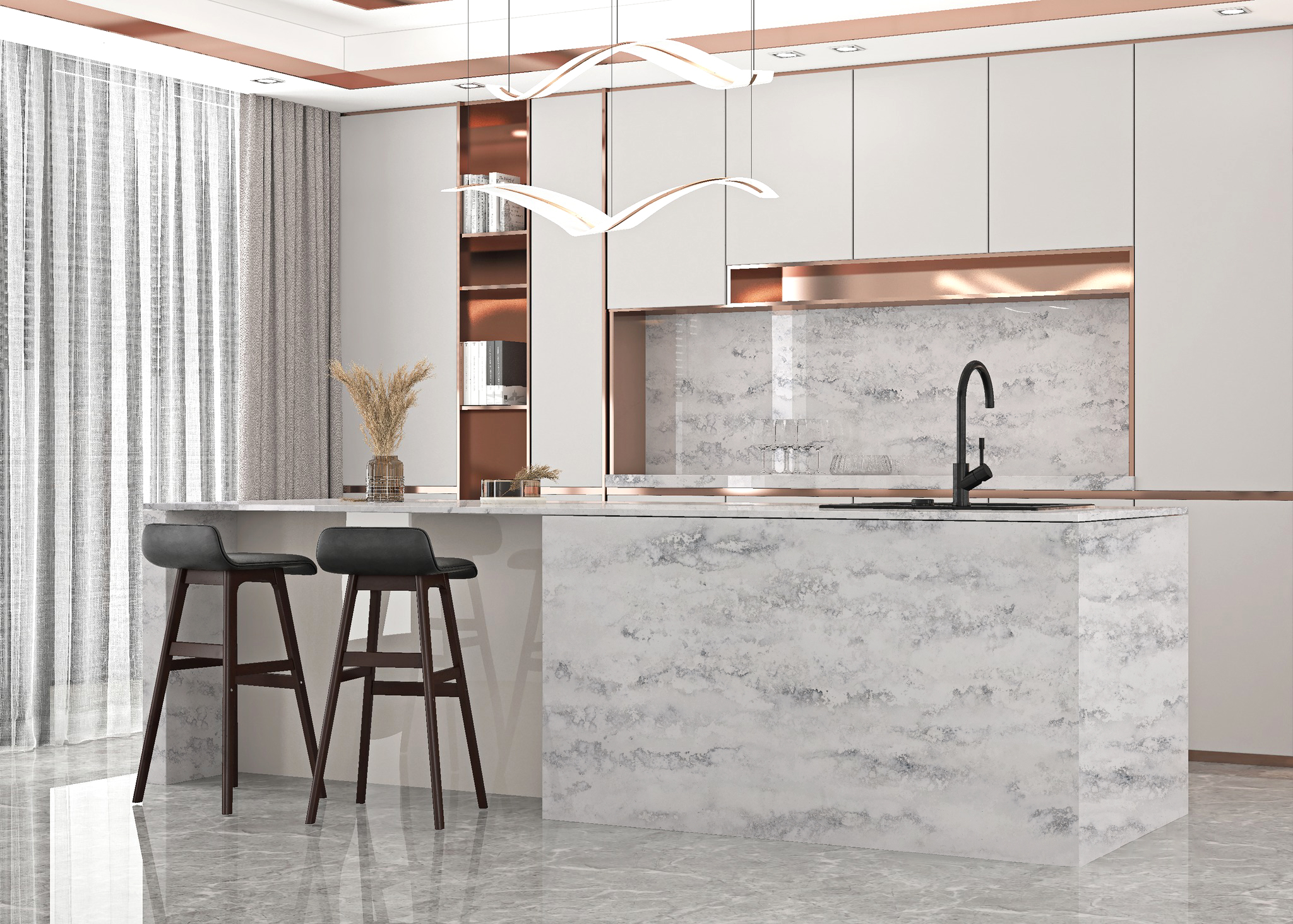 6011 Shanshui Concrete Quartz