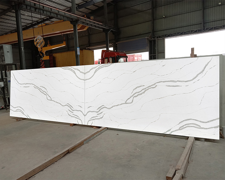 5013 Mystery White Calacatta Quartz Countertops Supplier