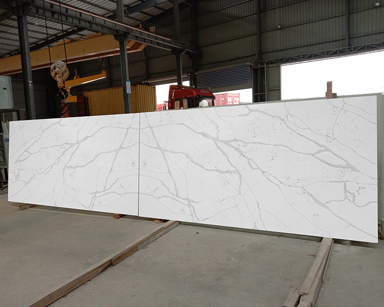 5027 Bianco Statuary White Calacatta Quartz Slabs