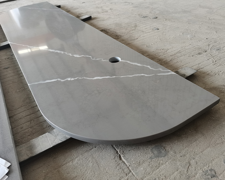 5032 Temper Black Calacatta Quartz Countertops